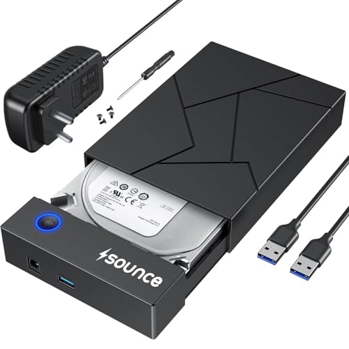 Sounce 3.5 Inch Hard Drive Enclosure USB 3.0 External Hard Drive Docking Station for 3.…