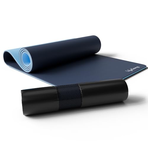 Lifelong 6mm Dual Color TPE Material Anti-Slip Yoga Mat for Home, Gym, Yoga, Workout an…