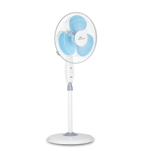 RR Signature 400 MM Zello Normal Speed Pedestal Fan I Stand Fan For Home (2 Year Manufa…