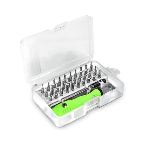 Sulfar 32 in 1 Interchangeble Multipurpose Mini Screwdriver Set Magnetic Slot Wrench Bi…