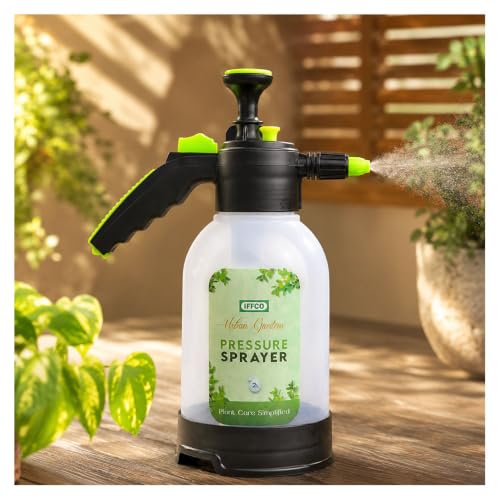 IFFCO Urban Gardens - Pressure Sprayer 2 Litre - Gardening Water Spray Pump with Lawn S…
