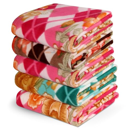 BSB HOME® Printed Polar Fleece Single Bed All Season Blanket/Comforter/Dohar 250TC - Pa…