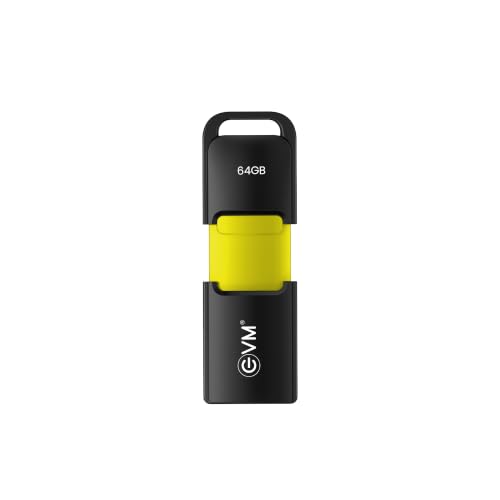 EVM EnX 64GB USB 3.2 Gen 1 Flash Drive | Exceptional 120MB/s Read| Sturdy Premium Metal…
