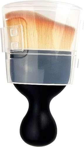 JM Seller Mini Car Cleaning Brush with Plastic Handle and Dust Cover for AC Vents & Das…