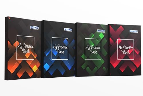 KAANUKA Unruled Long Practice Book Regular Semi Rough Notebook (192 Pages)(275 mm X 190…