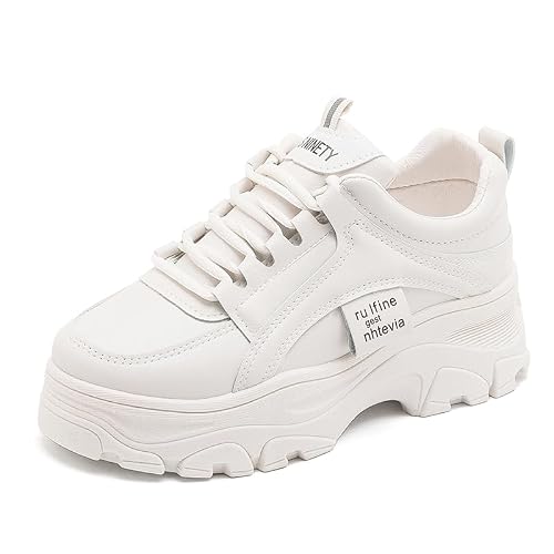 Vendoz Women Casual White Sneakers Shoes CNV6053WT-40