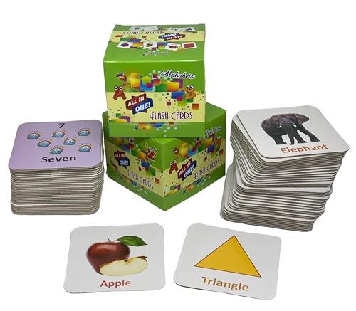Gurukanth® Premium All in One Flash Cards Book for Kids Toys for 1-6 Years Old Boy and…