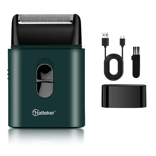 HATTEKER HT-911 Professional Electric Ultra-Thin Shaver Rechargeable Razor for Face Car…