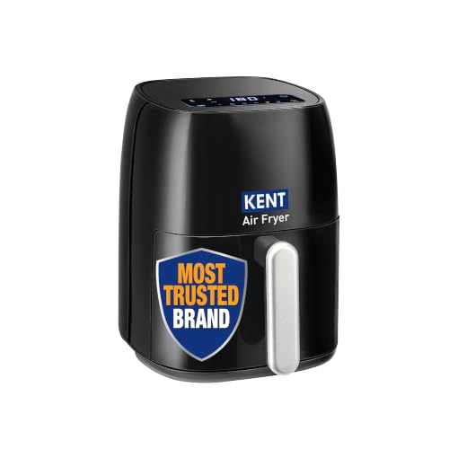 KENT Digi Plus Air Fryer | 4L Capacity & 1300W | Fry, Grill, Roast & Bake | Digital Dis…