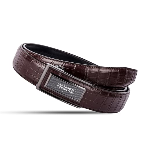 HAMMONDS FLYCATCHER Genuine Leather Belt for Men, Premium Leather Belt with Auto Lock m…