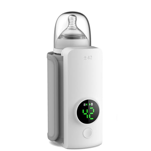 Portable Bottle Warmer for Travel, Travel Bottle Warmer, Fast Heating (2-5 Minutes), Re…