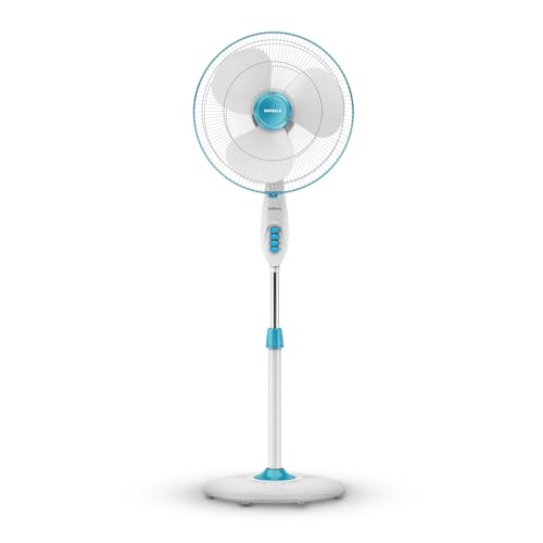 Havells Gatik Pro 400mm Pedestal Fan| 120 Ribs Guard for Safety| Smooth Oscillation| He…