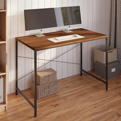 FURLAY Slate Office Desk and Study Table | 1 Year Warranty | Metal and Engineered Wood…