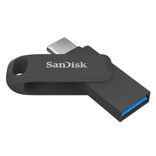 SANDISK Ultra Dual Drive Go Type-C 64GB, OTG, Upto 300MB/s, Pendrive, Black, 5Y Warrant…