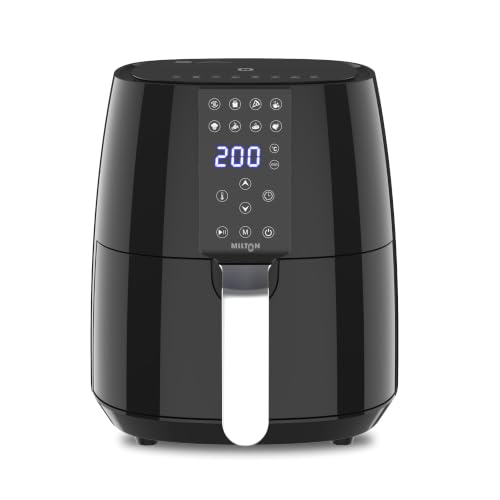 Milton Rapid Digital Air Fryer 4.2L | 1450W | 360° High Speed Air Circulation | Up to 9…