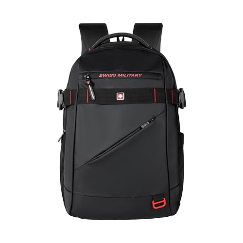 SWISS MILITARY 30L Laptop Travel Backpack for 15.6 Inch Laptop, Unisex Office & College…