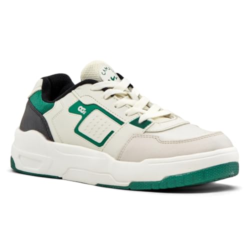 Campus Men's OG-34 Off WHT/GRN Sneakers - 8UK/India