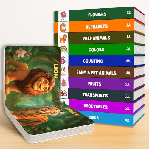 My First Library Box Set 10 Board Books | Premium Quality Kids Books for 1 Year – 4 Yea…