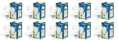 Crompton Param 9W LED Bulb B22 | 105 LPW, Pack of 10