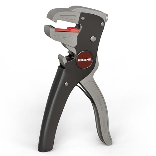 BUILDSKILL 2 IN 1 Automatic Wire Stripping & Cutting Tool – Precision Cutter for Electr…