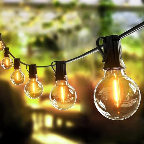 LITVERSE String Lights for Outside 25 FT, Outdoor Lights for Patio with 25 + 1 Shatterp…