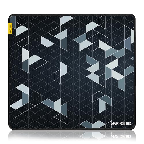 Ant Esports Prism Mouse Pad with Anti-fray Stitching, Waterproof Surface & Non-Slip Rub…