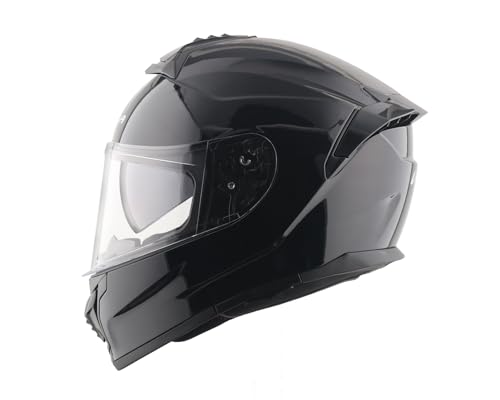 Vega Zap D/V Full Face Riding Helmet with Dual Visor, Shock Absorbing Liner, Comfortabl…