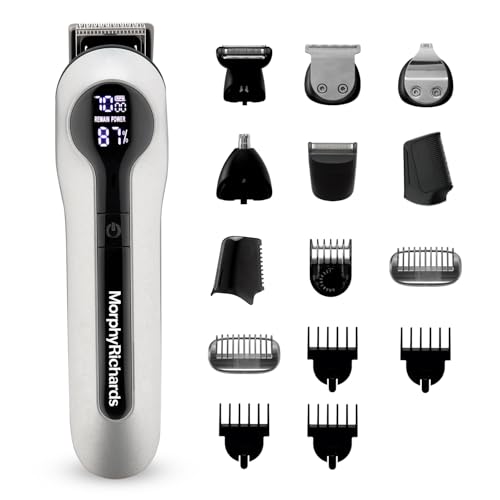 Morphy Richards Kingsman Digital 15-in-1 Men Body Groomer | All-in-one trimmer for men|…