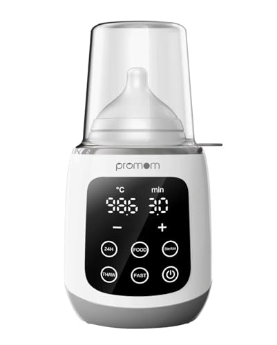 PROMOM Baby Bottle Warmer|10-in-1 Fast Baby Food Heater&Thaw BPA-Free Milk Warmer with…