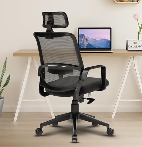 Da URBAN® Dysen Office Chair, High Back Mesh Ergonomic Home Office Desk Chair with 1 Ye…