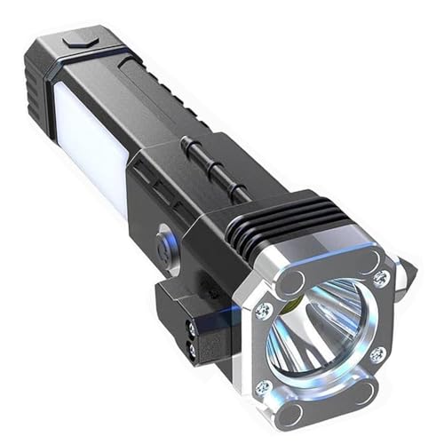 Lambent 𝟏𝟓 𝐘𝐞𝐚𝐫𝐬 𝐖𝐚𝐫𝐫𝐚𝐧𝐭𝐲 7 Mode Rechargeable LED Torch with Car Emergency Hammer & Sea…