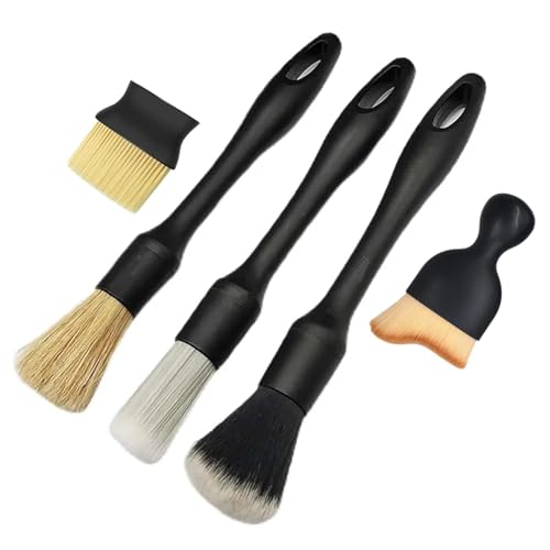 SWAMINE Car Detailing Brush Set of 5 Premium - for Car Cleaning, Car Wash Interior and…