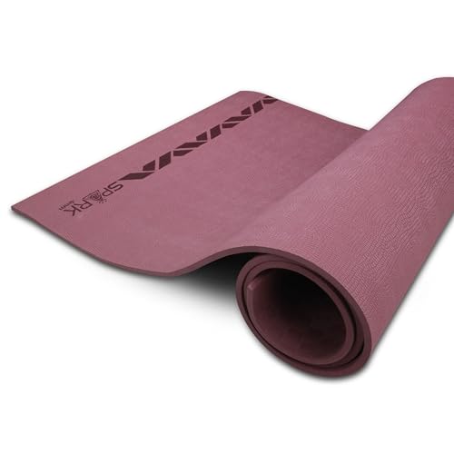 Nivia Spark EVA Yoga Mat for Men & Women, 4 mm with Carry strap, Anti Skid, Exercise Ma…