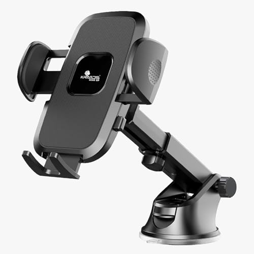 Kratos Grip X3 Premium Mobile Holder for Car with Back Button Unlocking Mechanism, Stro…