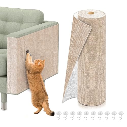 Qpets® Cat Scratch Furniture Protector Pet Scratching Pad, 40x100CM