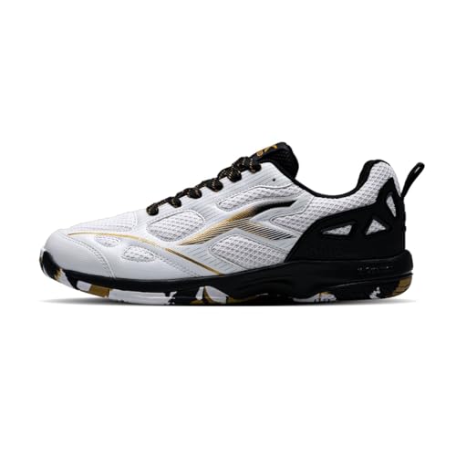 Hundred Men Raze Pro Badminton Shoes (Non Marking) | Also Indoor Sports | Lightweight,…