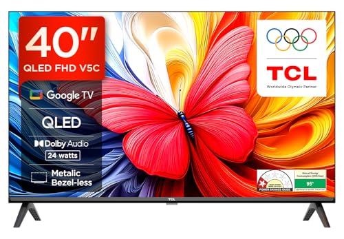 TCL 101 cms (40 inches) Smartchoice Full HD Smart QLED Google TV | Dolby Audio 24 watts…
