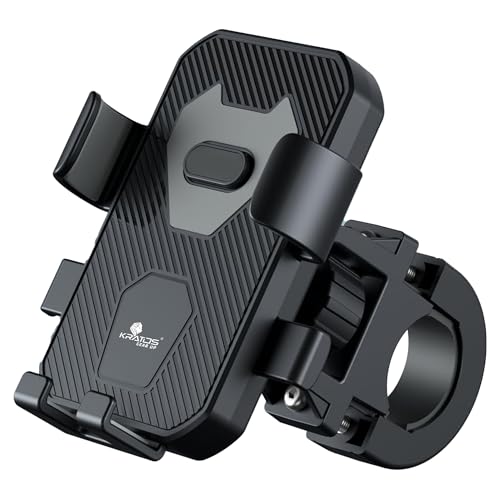Kratos Mobile Holder for Bike with One-Touch Lock, 360° Rotating Adjustable Phone Mount…