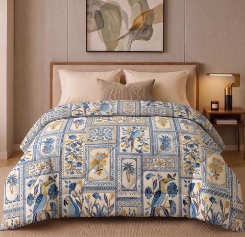 VAS COLLECTIONS 220 GSM Microfiber Reversible AC Comforter |Quit | Blanket | Duvets for…