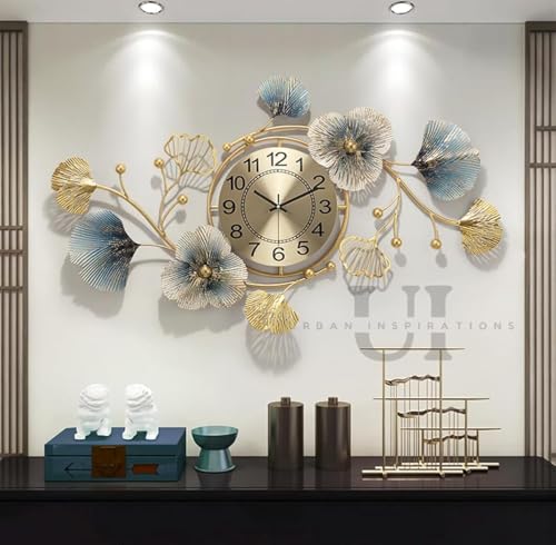 Metal Wall Clock Big Antique Decorative Stylish Latest Watch & Decoration Design For Ho…