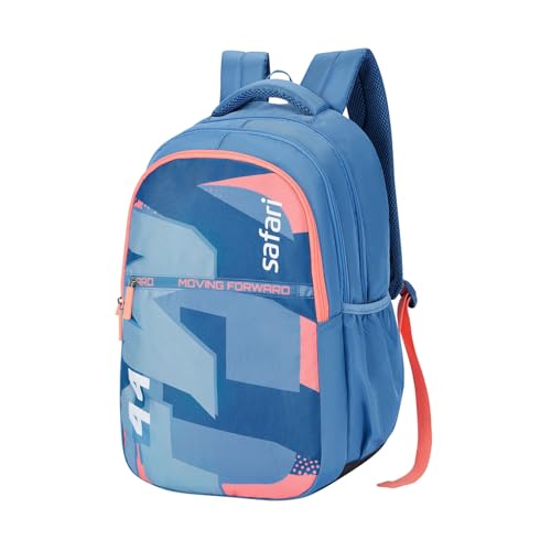Safari Rove 37L School Bag for Boys and Girls, Casual 3 Compartment School Backpack, Pr…