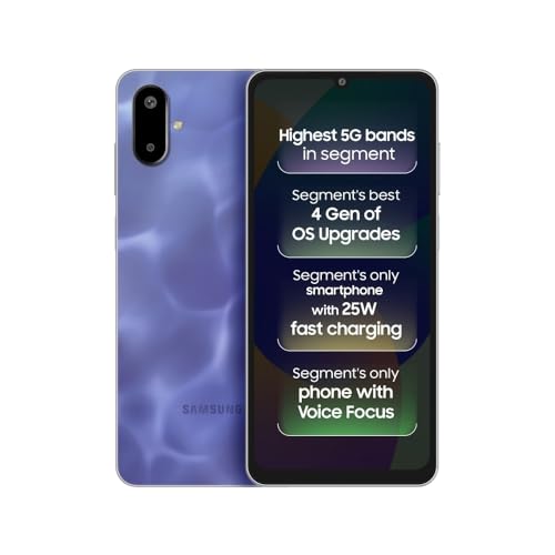 Samsung Galaxy F06 5G (Lit Violet, 128 GB) (4 GB RAM)