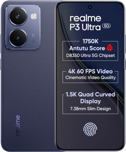 realme P3 Ultra (Neptune Blue, 12GB RAM, 256GB Storage)