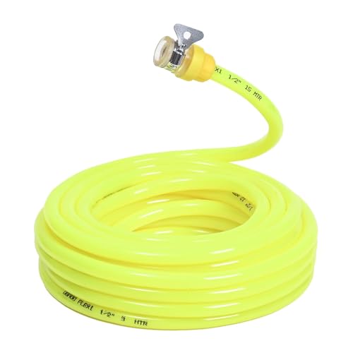 UGAOO Flexi Water Hose PVC Pipe with Leak-Proof Tap Adaptor (10 m) | Heavy Duty Pipe fo…