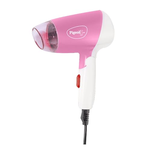 Pigeon Hair Dryer| 1000 Watts| 2 Speed & Temperature (Hot/Cool)| Foldable Handle| For W…