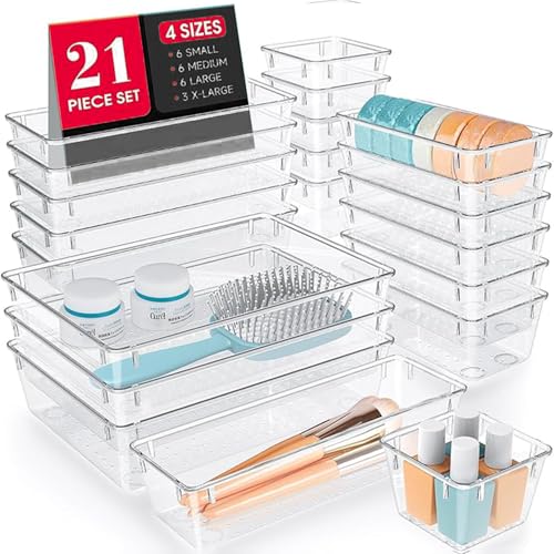 TEX-RO Drawer Organizer Tray/Multi-Purpose Drawers Organisers/Dressing Table Organiser…