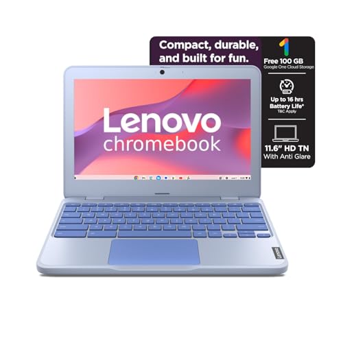 Lenovo Chromebook, Intel Celeron N4500, 4GB RAM, 64GB eMMC, HD, 11.6"/29.46cm, Chrome O…