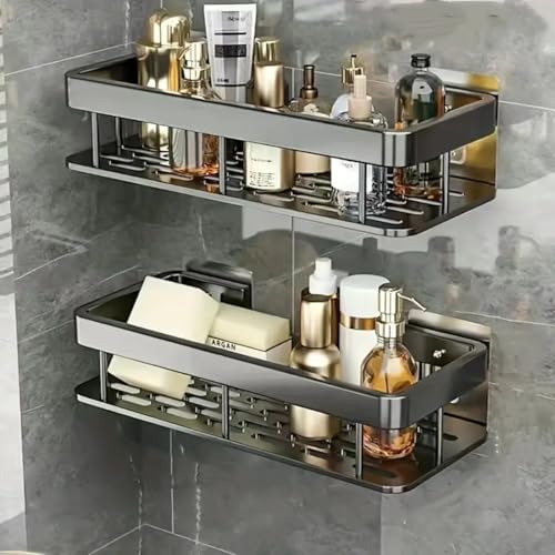 Hallstatt Self Adhesive Bathroom Shelf for Wall Shelf Organizer Wall Mounted Bathroom S…