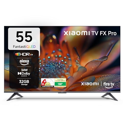 Xiaomi (139 cm) 55 inch Smartchoice FX Pro 4K QLED Smart | HDR10+ | 34W Box Speakers |…