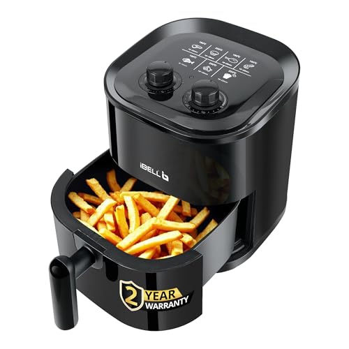 iBELL AEROFRY422M Air Fryer 4.2 Litre - 1500W, Multiple Cooking Options, Dishwasher Saf…